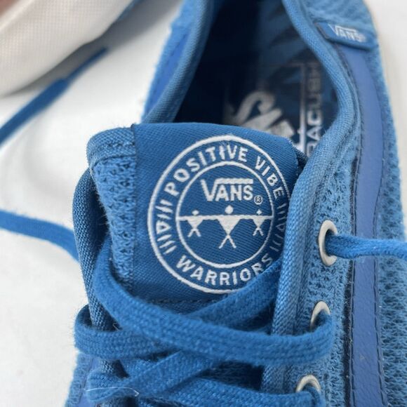 Vans Positive Vibes Warriors Blue Mesh Ultracush Skate Shoes Womens Size 7.5 - Picture 11 of 16